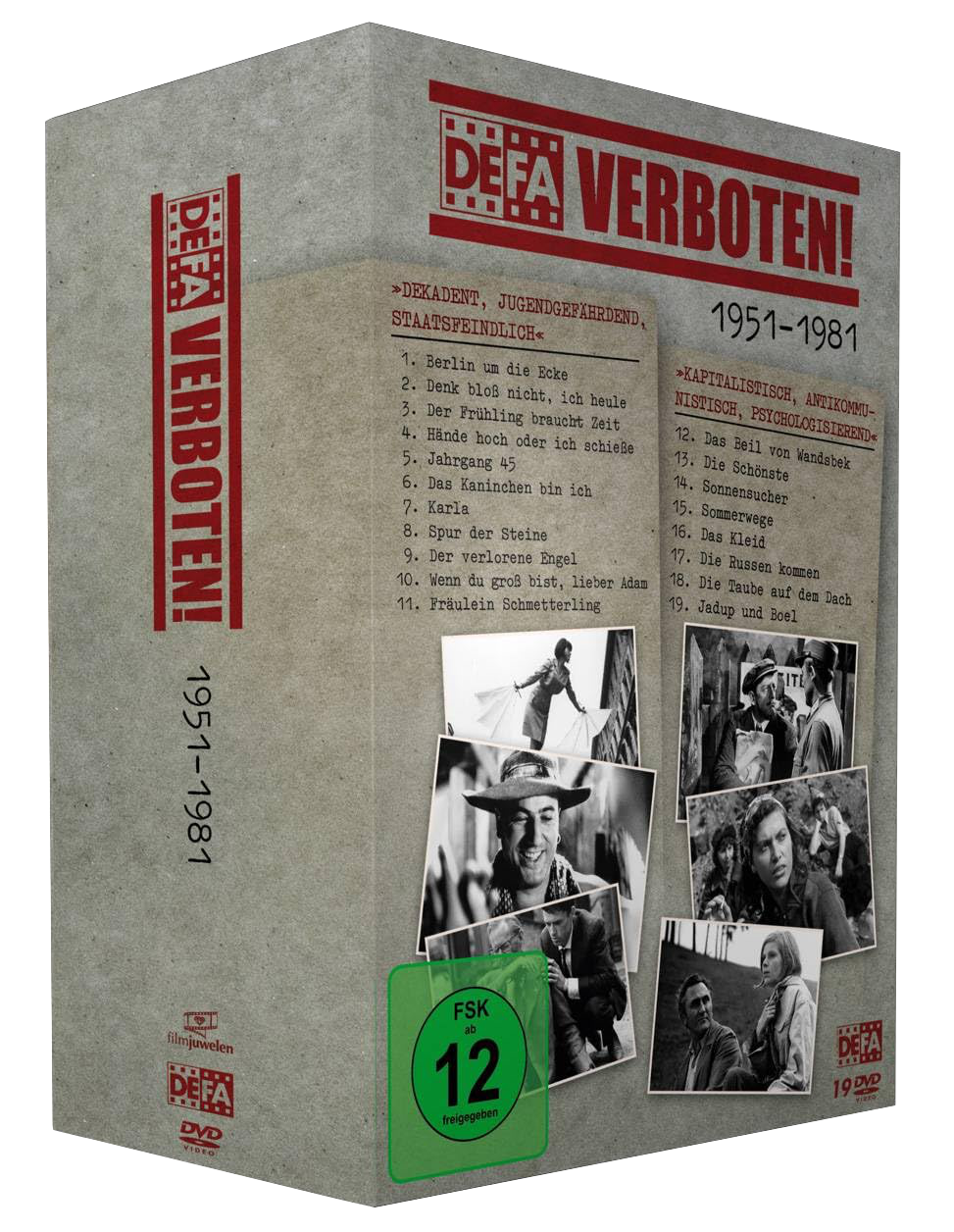 DEFA-Verboten! (19 DVDs)