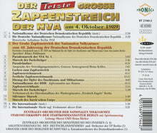 Lade das Bild in den Galerie-Viewer, Der große Zapfenstreich der NVA (CD)