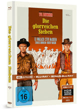 Lade das Bild in den Galerie-Viewer, Die glorreichen Sieben - Limitiertes Mediabook (4K Ultra HD + Blu-ray + Bonus-Blu-ray)