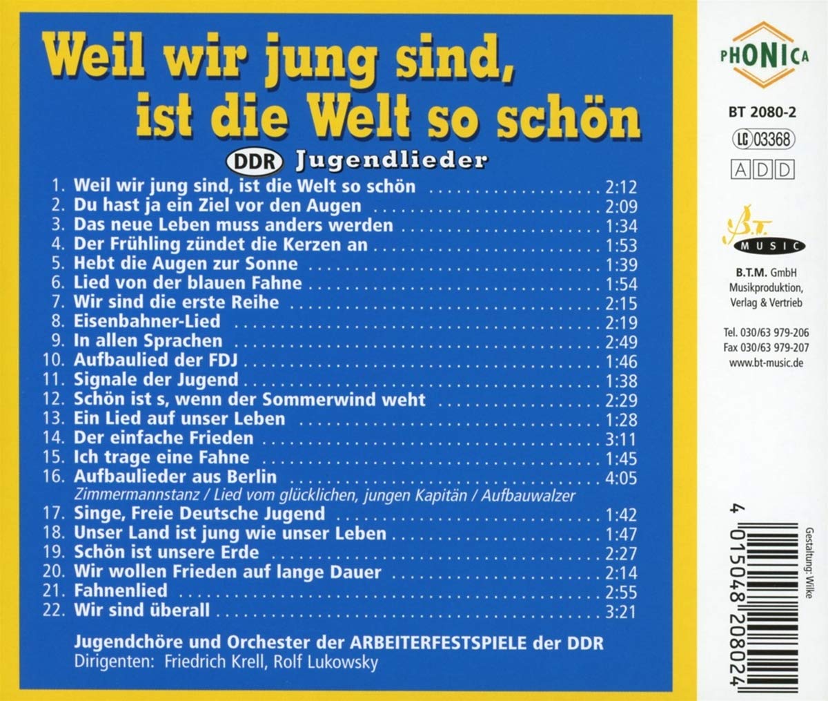 Weil wir jung sind, ist die Welt so schön (CD) – Der Ostfilm