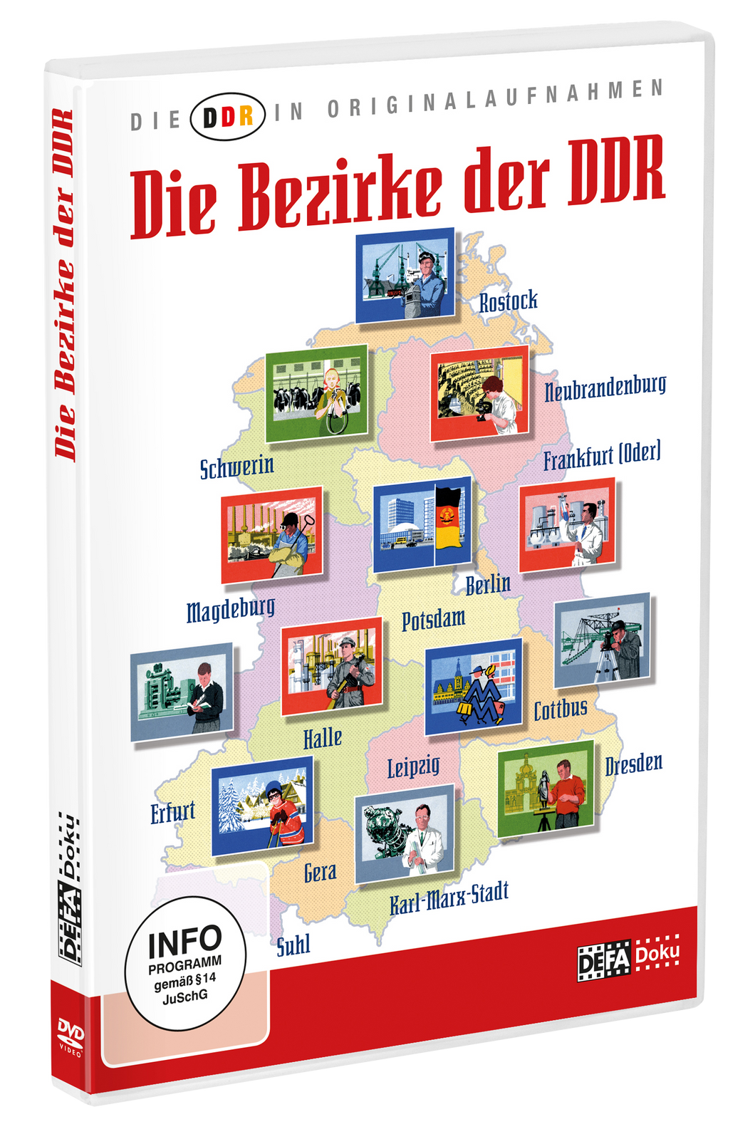 Die DDR in Originalaufnahmen - Die Bezirke der DDR (2DVD)