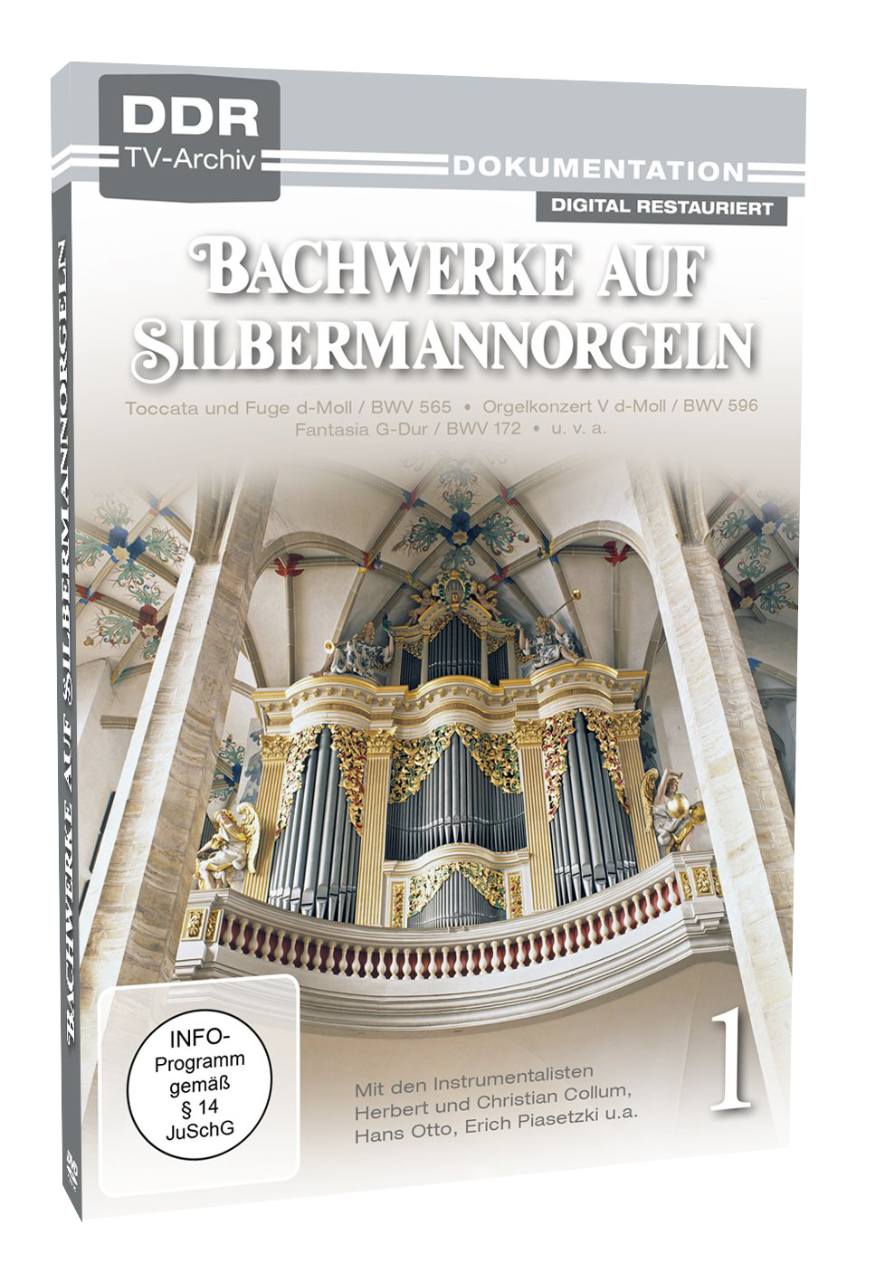 Bachwerke auf Silbermann-Orgeln, Vol. 1