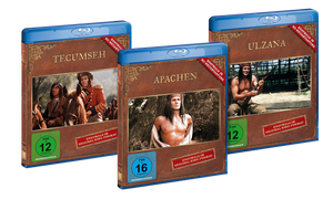 Gojko Mitić Blu-ray Paket (Tecumseh - Apachen - Ulzana) (3 Blu-ray)