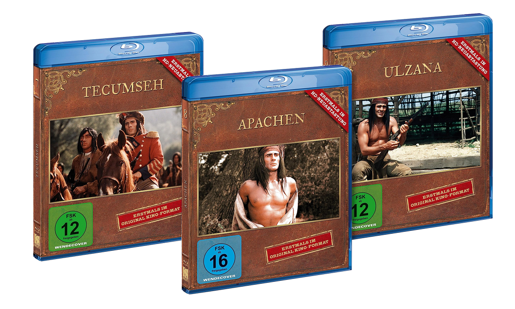 Gojko Mitić Blu-ray Paket (Tecumseh - Apachen - Ulzana) (3 Blu-ray)