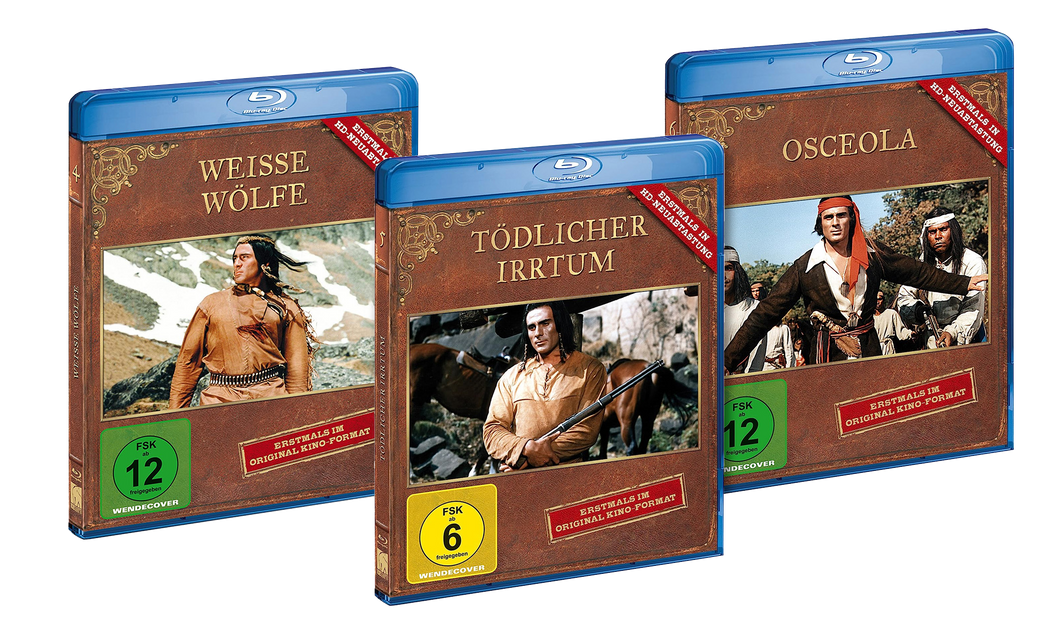 Gojko Mitić Blu-ray Paket (Weiße Wölfe - Tödlicher Irrtum - Osceola) (3 Blu-ray)