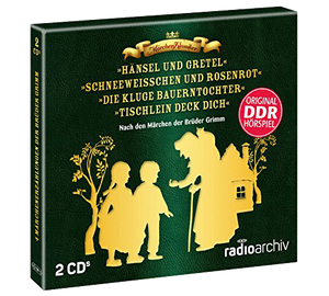 4 Märchenhörspiele nach den Gebrüdern Grimm: Hänsel und Gretel, Schneeweißchen und Rosenrot, Die kluge Bauerntochter, Tischlein deck dich (2 CDs)