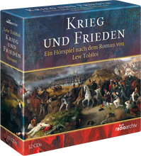 Lade das Bild in den Galerie-Viewer, Krieg und Frieden - Hörspiel nach dem Roman von Lew Tolstoi - 12 CDs
