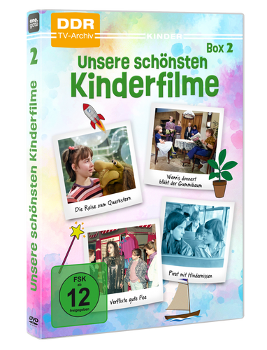 DDR Kinderfilme DVD DDR TV-Archiv Pirat mit Hindernissen
Die Reise zum Quarkstern Wenn’s donnert blüht der Gummibaum