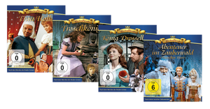 Märchen 4er Blu-ray Paket (Frau Holle - Froschkönig - König Drosselbart - Abenteuer im Zauberwald)