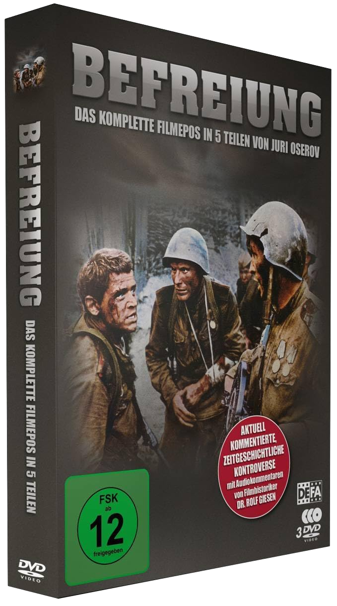 Befreiung - Legendärer russischer Kriegsfilm in 5 Teilen (3 DVD) (Version 2023 / Filmjuwelen)