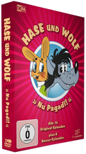 Lade das Bild in den Galerie-Viewer, Hase und Wolf - Alle 16 Original-Episoden - plus 8 Bonus-Episoden (Nu Pagadi! / Na warte!) (2 DVDs)
