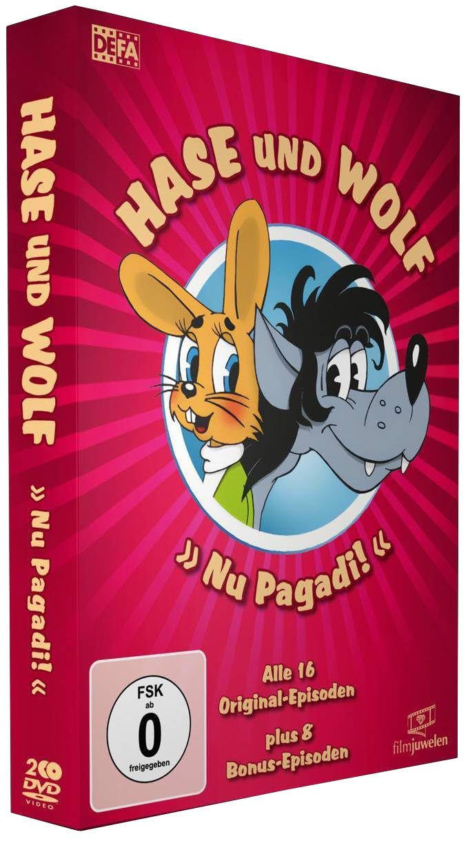 Hase und Wolf - Alle 16 Original-Episoden - plus 8 Bonus-Episoden (Nu Pagadi! / Na warte!) (2 DVDs)
