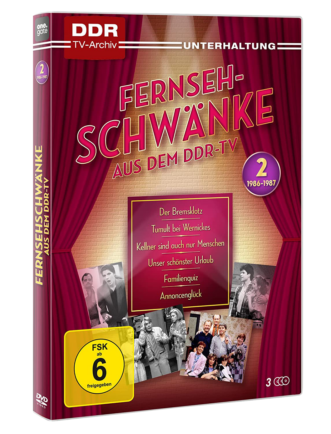 Fernsehschwänke  aus dem DDR-TV - Box 2 - 1986-87 (3DVD)