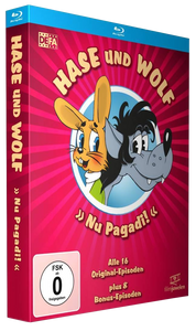 Hase und Wolf - Alle 16 Original-Episoden in HD - plus 8 Bonus-Episoden (Nu Pagadi! / Na warte!) (Blu-ray)