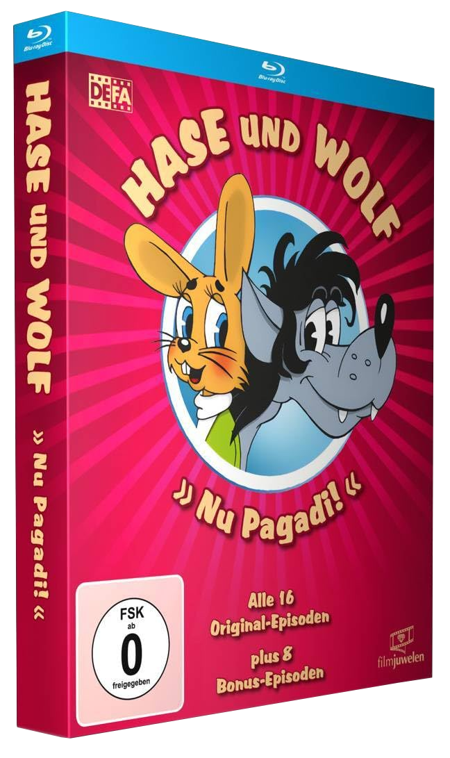 Hase und Wolf - Alle 16 Original-Episoden in HD - plus 8 Bonus-Episoden (Nu Pagadi! / Na warte!) (Blu-ray)