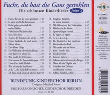 Lade das Bild in den Galerie-Viewer, Fuchs, du hast die Gans gestohlen (CD)
