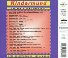 Lade das Bild in den Galerie-Viewer, Das Beste von Leni Statz Originalaufnahmen 1957-2008 (Audio-CD)
