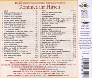 Kommet, ihr Hirten - Die 50 schönsten deutschen Weihnachtslieder (2CDs)