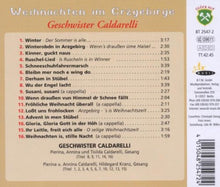 Lade das Bild in den Galerie-Viewer, Weihnachten im Erzgebirge - Geschwister Caldarelli (CD)
